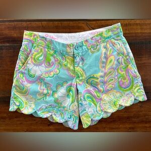 Lilly Pulitzer • The Buttercup Short • Size: Women’s 00 • Paisley Print • CUTE!!